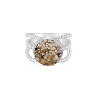 Boho Ring - Round - Diamond Gradient