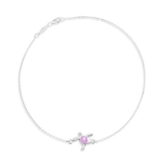 Delicate Dune Turtle Anklet