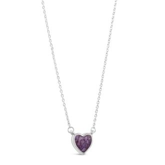 Delicate Dune Heart Necklace | Sterling Silver | Dune Jewelry