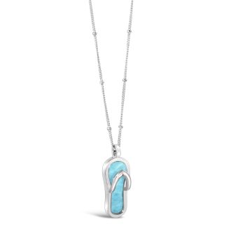 Flip Flop Necklace Larimar