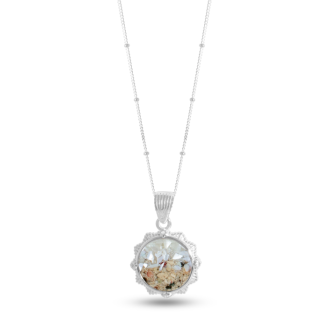 Halo Necklace - Mother of Pearl Gradient