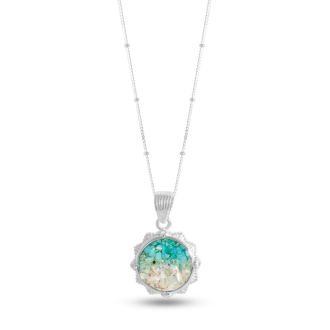 Halo Necklace - Turquoise Gradient