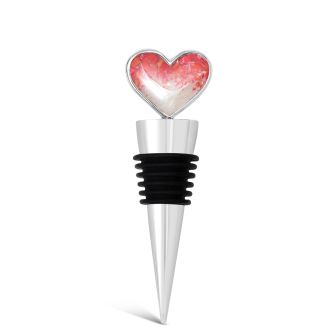 Dune x 4ocean Heart Wine Stopper - Bali Red