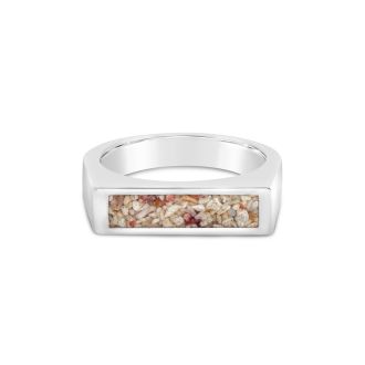 Womens Sterling Silver Wedding Band | The Original Beach Sand Jewelry Co. | Dune Jewelry