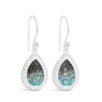 Modern Mermaid Earrings by Captain Kate - Diamond & Turquoise Gradient