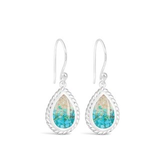 Modern Mermaid Earrings by Captain Kate - Turquoise Gradient