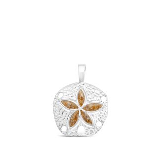 BC - Natural Sand Dollar Pendant - Large