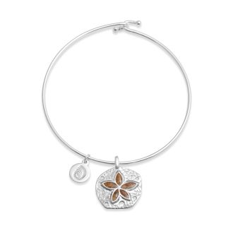 BC - Natural Sand Dollar Bangle - Petite