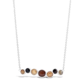 &earth - Our Planet Stationary Necklace - Silver