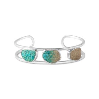 BC - Triple Drop Cuff - Turquoise Gradient