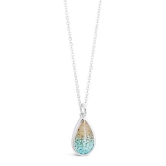 Explorer Teardrop Necklace - Turquoise Gradient
