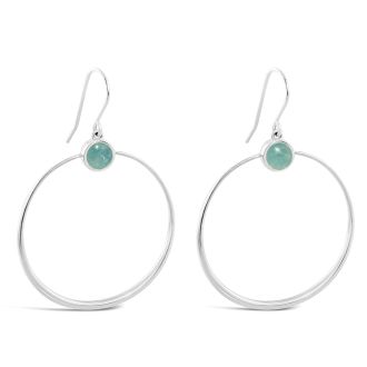 Daisy Hoop Earrings