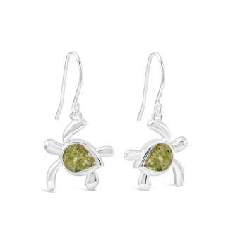 Turtle Drop Earrings