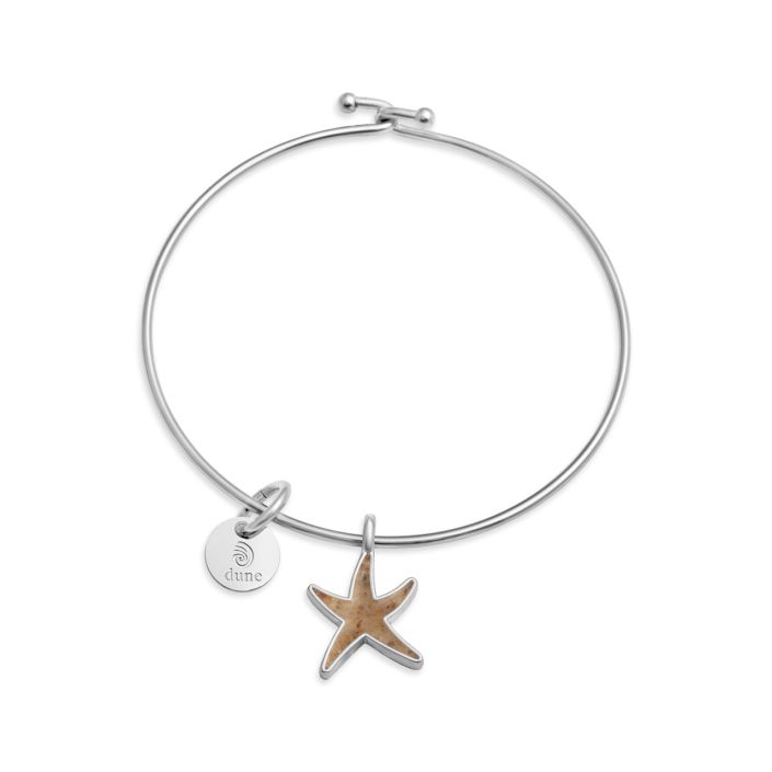 Delicate Starfish Charm | Beach Bracelet | Silver Starfish Bracelet