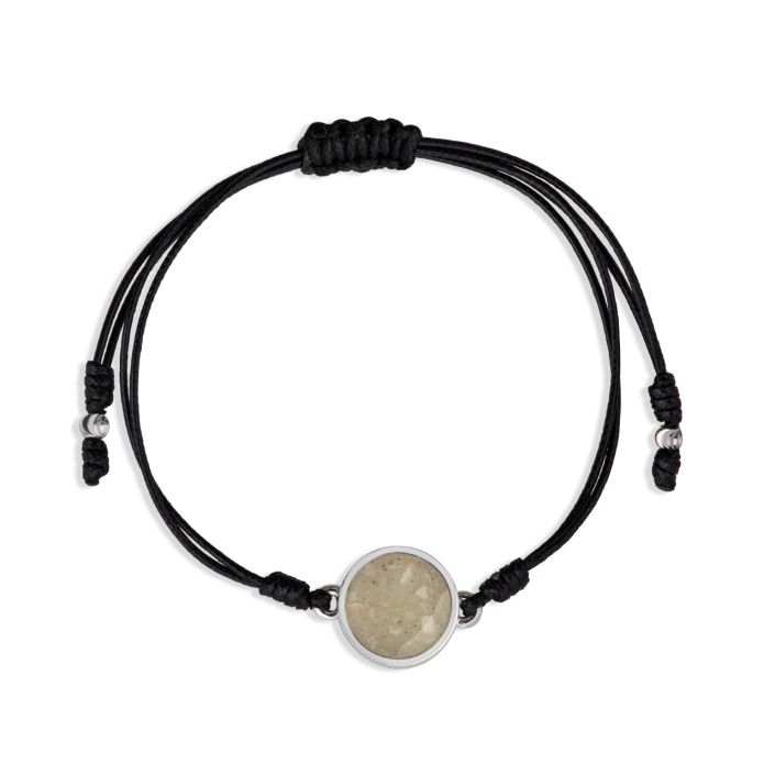 Black Cord Bracelet - Round, Ocean Bracelets