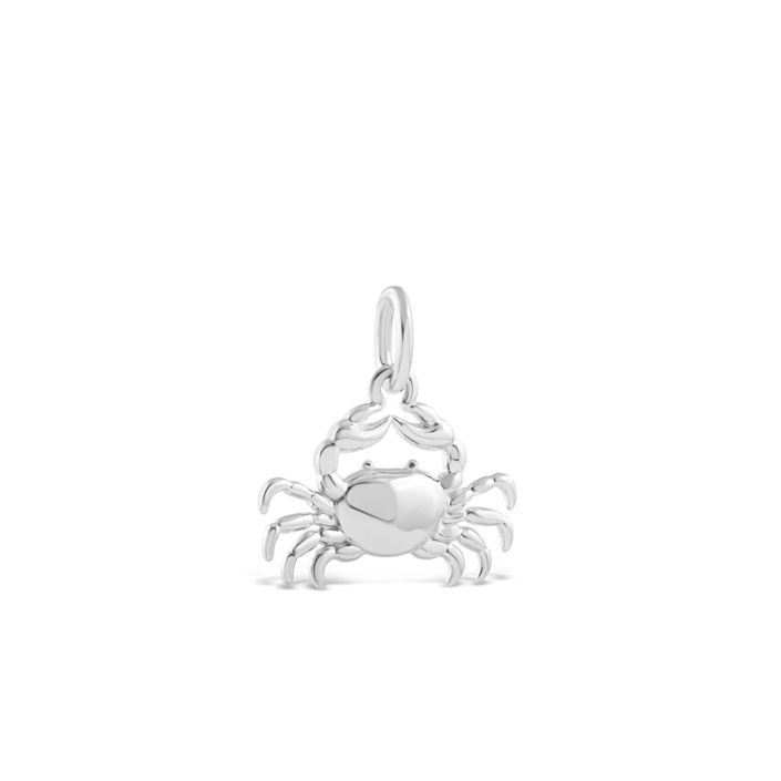 Sterling Silver Crab Charm Clasp