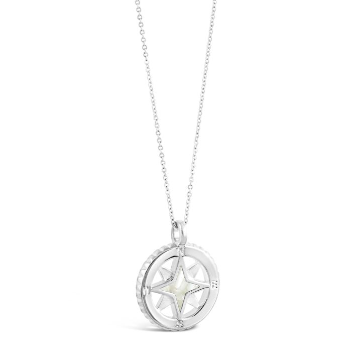 9ct Gold Personalised Wanderlust Compass Pendant Necklace – Wild Fawn  Jewellery