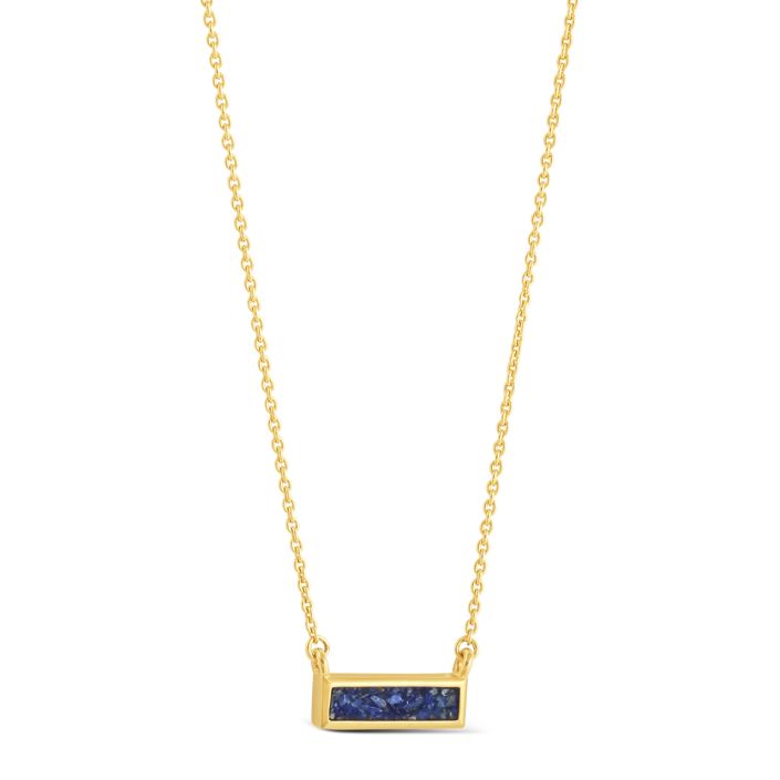 Delicate Dune Bar Necklace - 14k Gold Vermeil | Bar Beach Gold Necklace