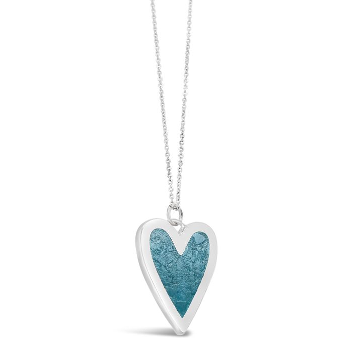 Tiffany & Co 18K Gold Turquoise Heart Necklace Gemstone Pendant Gift Pouch  Love | eBay