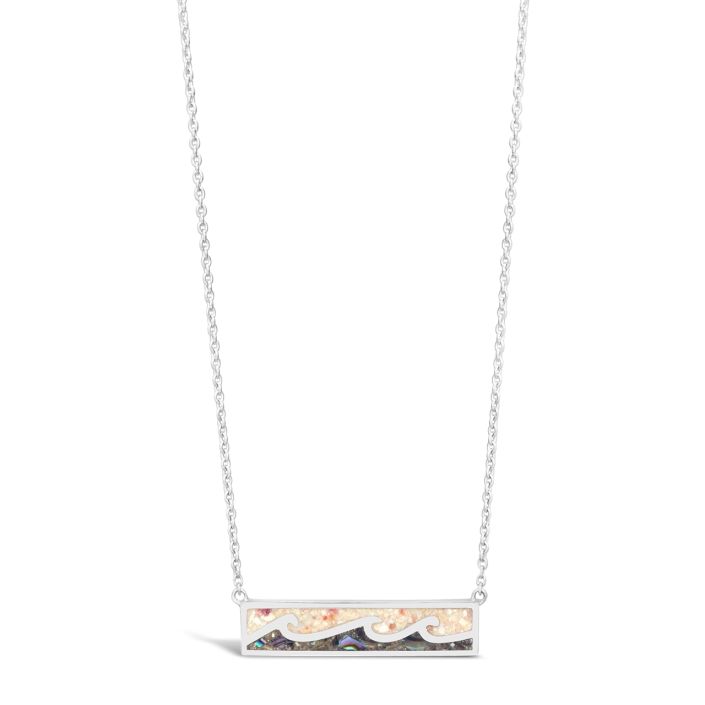Buy Praavy 925 Sterling Silver Knotted Bar Necklace - P20N0007 (45) Online
