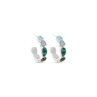 &earth - Earthbound Hoop Earrings - Silver
