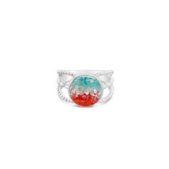 Boho Ring - Round - Ocean Gradient