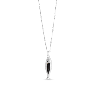 Minnow Necklace - Dune Silver