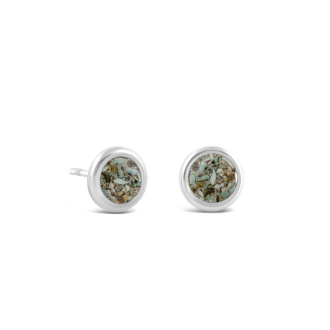 Birth Month Shell Dune Drop Studs - September - Limpet Shell