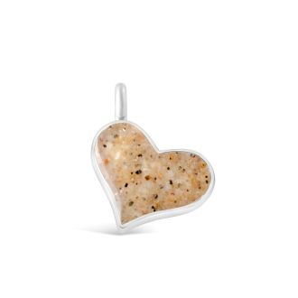  Beach Charm - Heart | The Original Beach Sand Jewelry Co. | Dune Jewelry