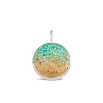 Beach Charm - Round - Turquoise Gradient