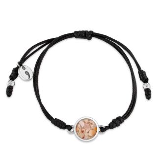 Touch The World - Black Semi Colon Bracelet | Mental Health Awareness