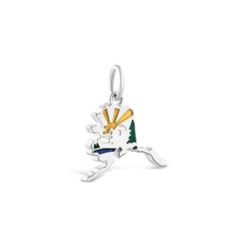 Collectible Travel Treasures Alaska State Charm