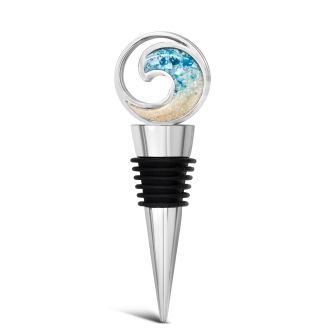 Dune Jewelry x 4ocean - Wave Wine Stopper - Hawaii Gradient - Customizable