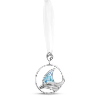 Dune Jewelry x 4ocean Shark Fin Ornament - Hawaii Blue