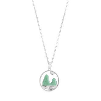 Glacier Gem Bay Necklace - Aventurine Jade