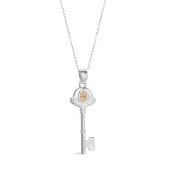 Key Necklace, Turks and Caicos Jewelry and Caribbean Jewelry with shells and sand.