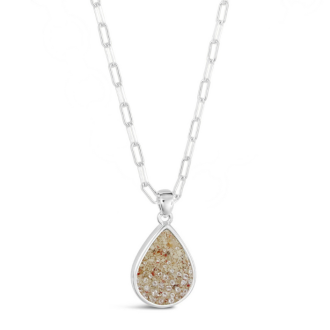 Large Teardrop Necklace - Diamond Gradient