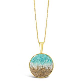 Marina Necklace - 14k Gold Vermeil - Ocean Gradient