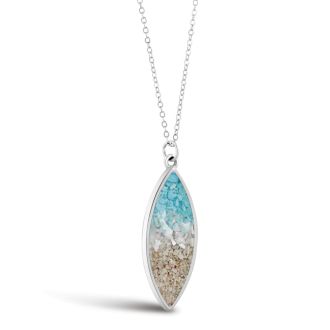 BC - Marquise Necklace - Ocean Gradient