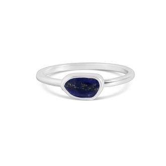 Organic Stacker Ring - Lapis