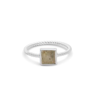 Rope Stacker Ring Square | Dune Jewelry