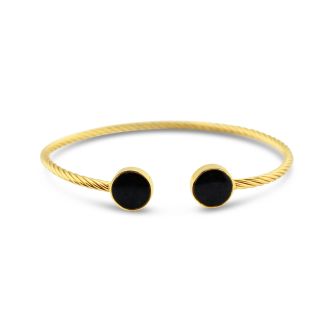 Rope Inlet Cuff - Yellow Gold | The Original Beach Sand Jewelry Co. | Dune Jewelry