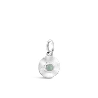Collectible Travel Treasures Aquamarine Disc Charm