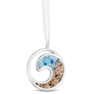 Dune Jewelry x 4ocean - Wave Ornament - Hawaii Gradient