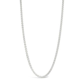 Sterling Silver Wheat Chain