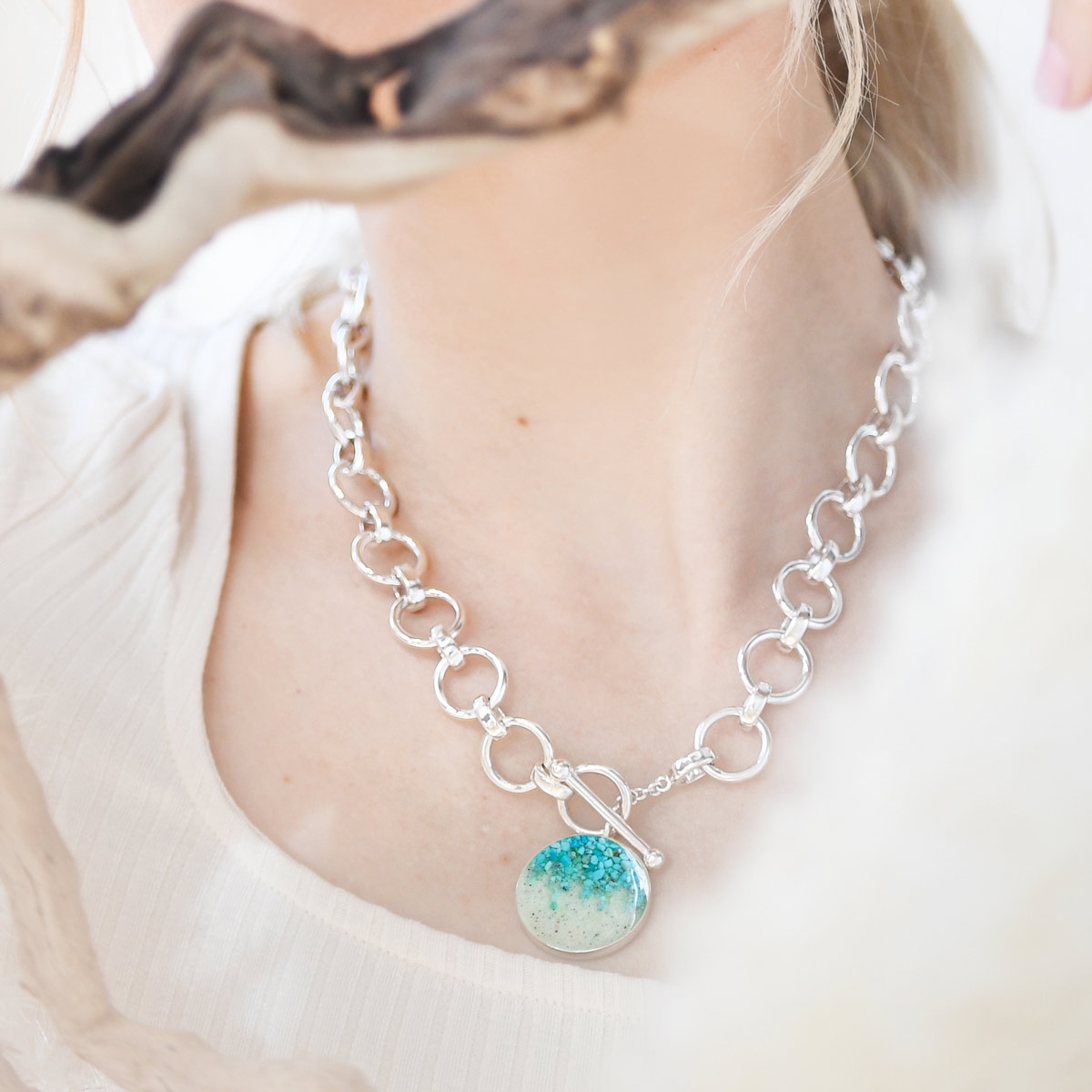 The Mediterranean Necklace - Gradient | Dune Jewelry Sterling Silver Necklaces
