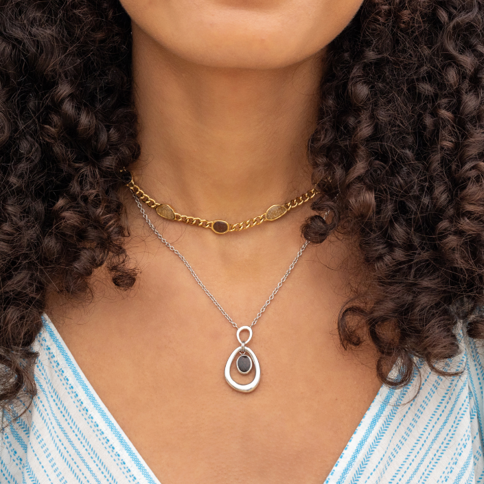 &earth - Mia Tierra Necklace - Gold