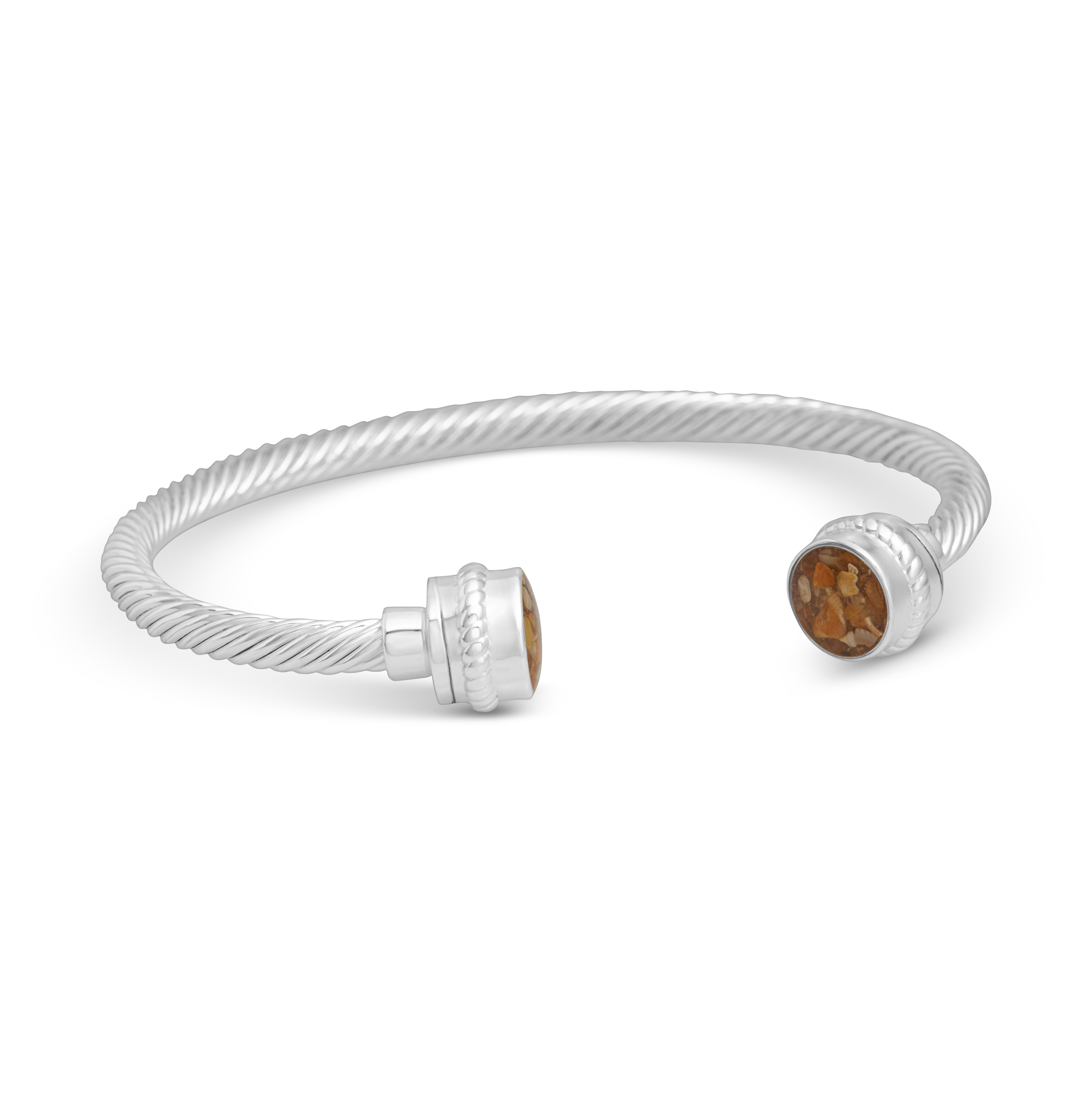Rope Cuff Bracelet - Dune Silver