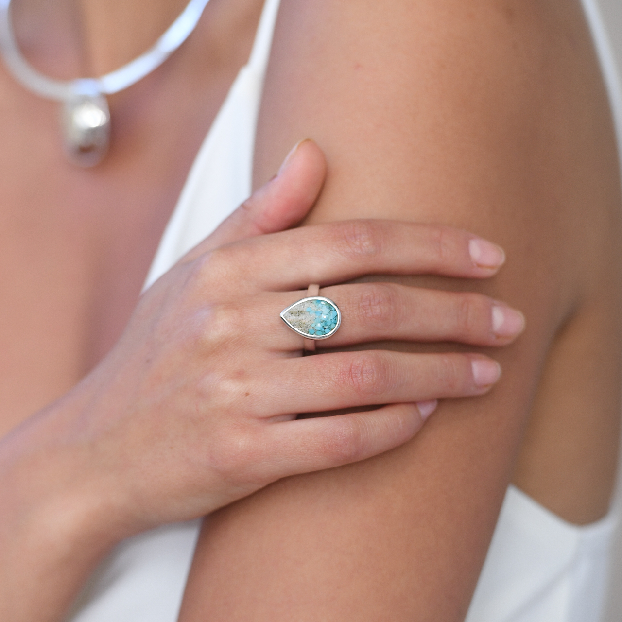 BC - Teardrop Ring - Custom Gradient