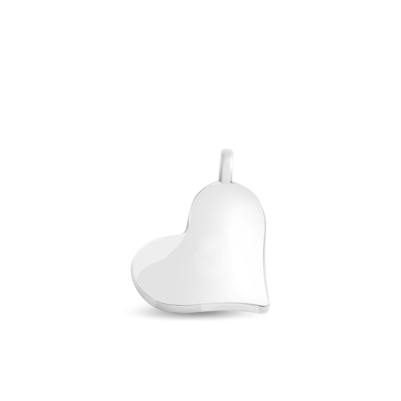 tilted Heart Charm
